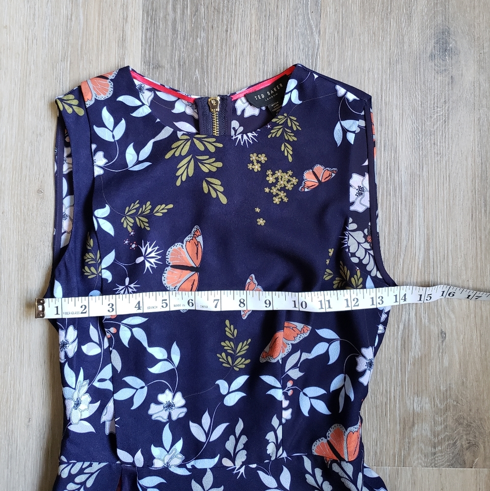 NEVER WORE TED BAKER LONDON FLORAL DRESS - Picture 4 of 14